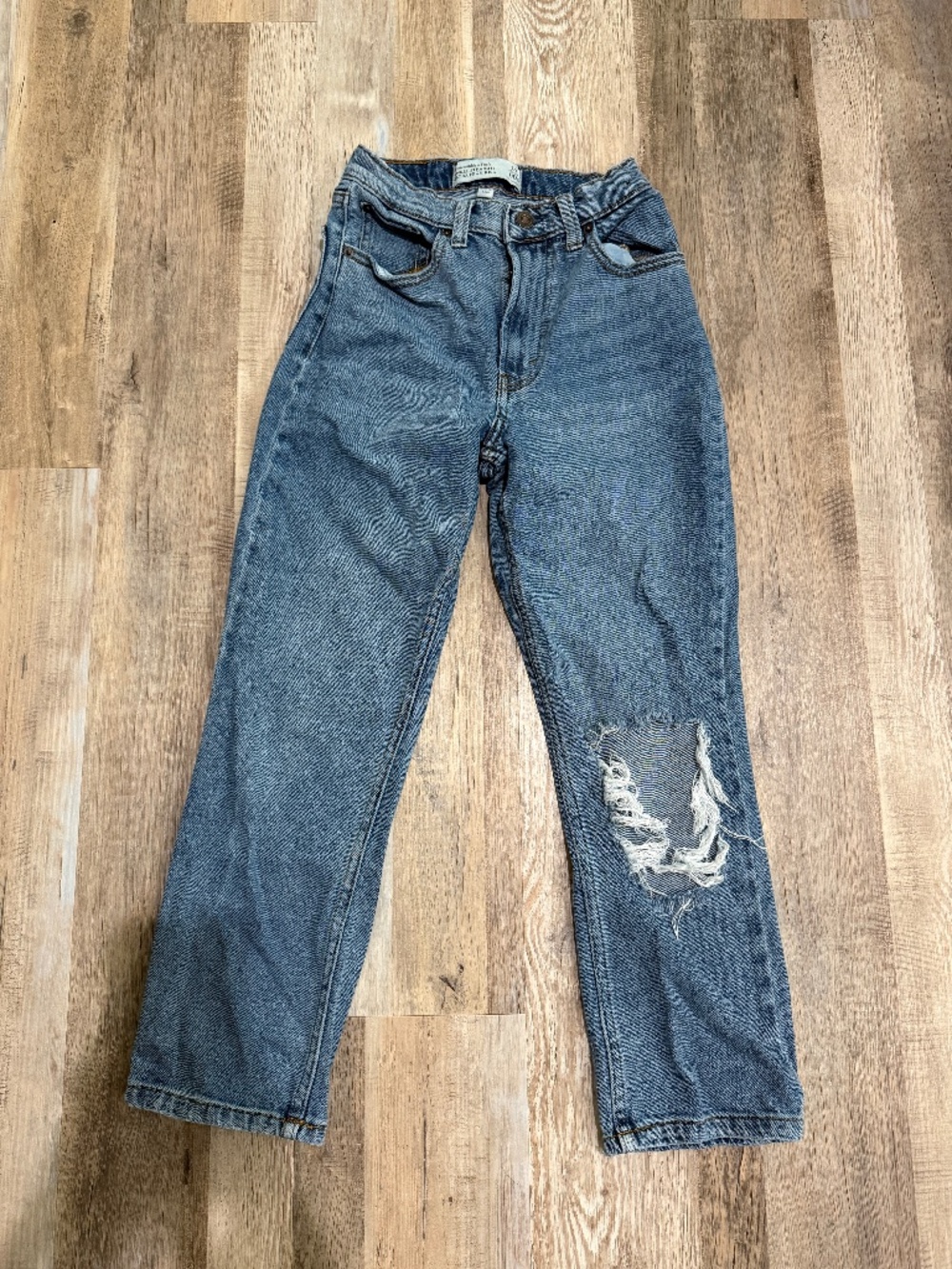 Abercrombie Curve love ankle straight ultra high rise